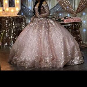 Sweet 16, quince, ballroom dress